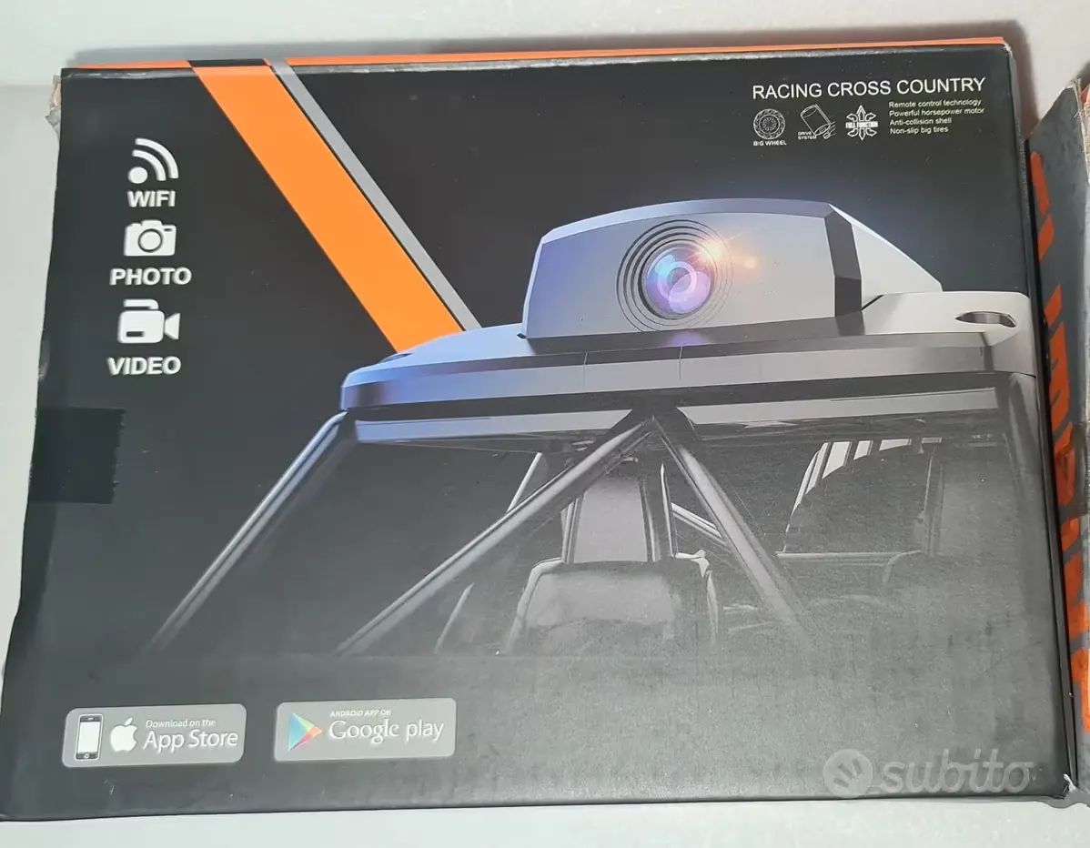 VEICOLO RADIOCOMANDATO 4WD con Guscio in PVC di Alta Qualità, VIDEOCAMERA HD -SPEDIZIONE IN TUTTA ITALIA VIA CORRIERE ESPRESSO COMPRESA NEL PREZZO