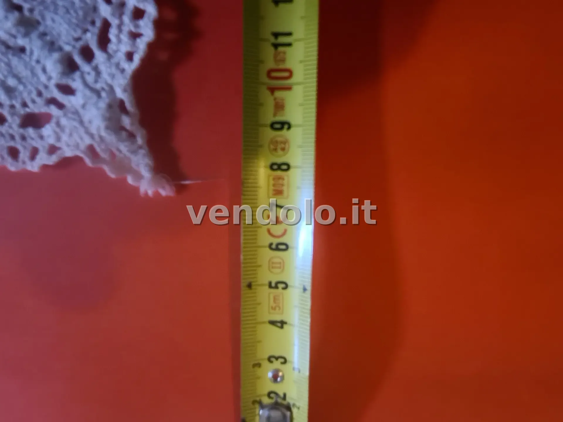 Copriletto matrimoniale all’uncinetto fatto a mano – 220×240 cm – modello Mani di Fata